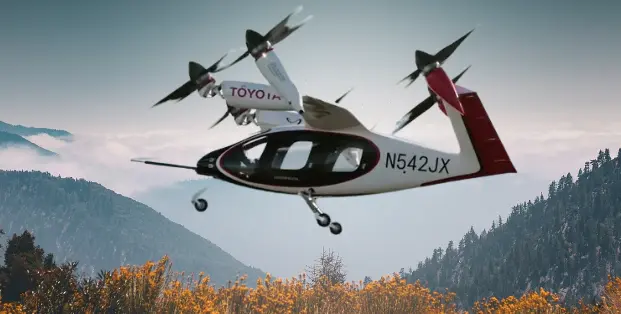 Toyota air taxi startup