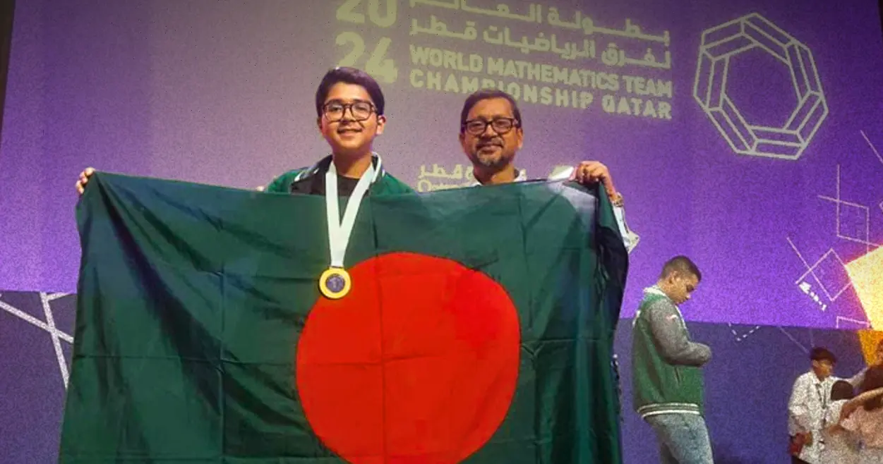 DRMC’s Nashwan Haque Mahir Wins Gold at World Math Championship!